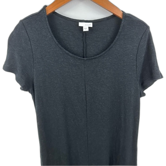 Pure Jill Short Sleeve Linen Blend Midi Dress Size Small - Picture 4 of 14